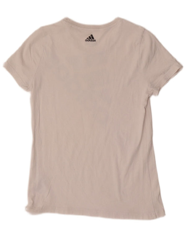 T-shirt grafica Adidas da bambino 14-15 anni in cotone bianco