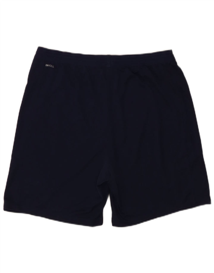 Puma Pantaloncini sportivi grafici da uomo Italia Large in poliestere blu navy
