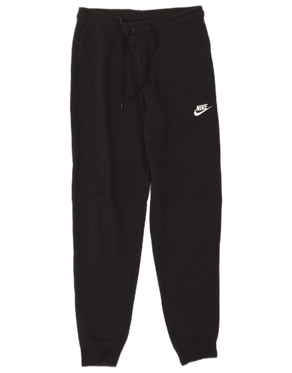 Pantaloni da tuta da donna NIKE Joggers UK 10 piccoli in cotone nero