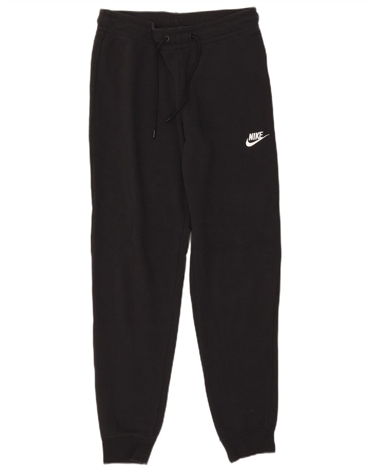 Pantaloni da tuta da donna NIKE Joggers UK 10 piccoli in cotone nero