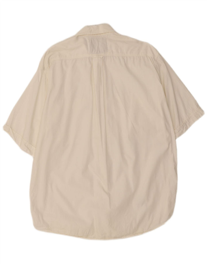 Camicia a maniche corte da uomo Ferre XL bianca