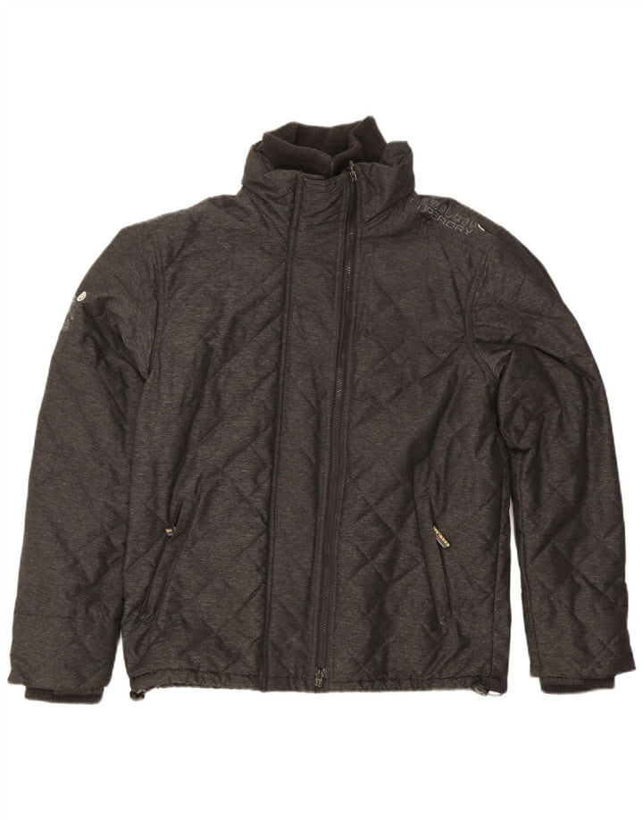 Giacca a vento da donna Superdry Windcheater UK 18 XL nylon grigio