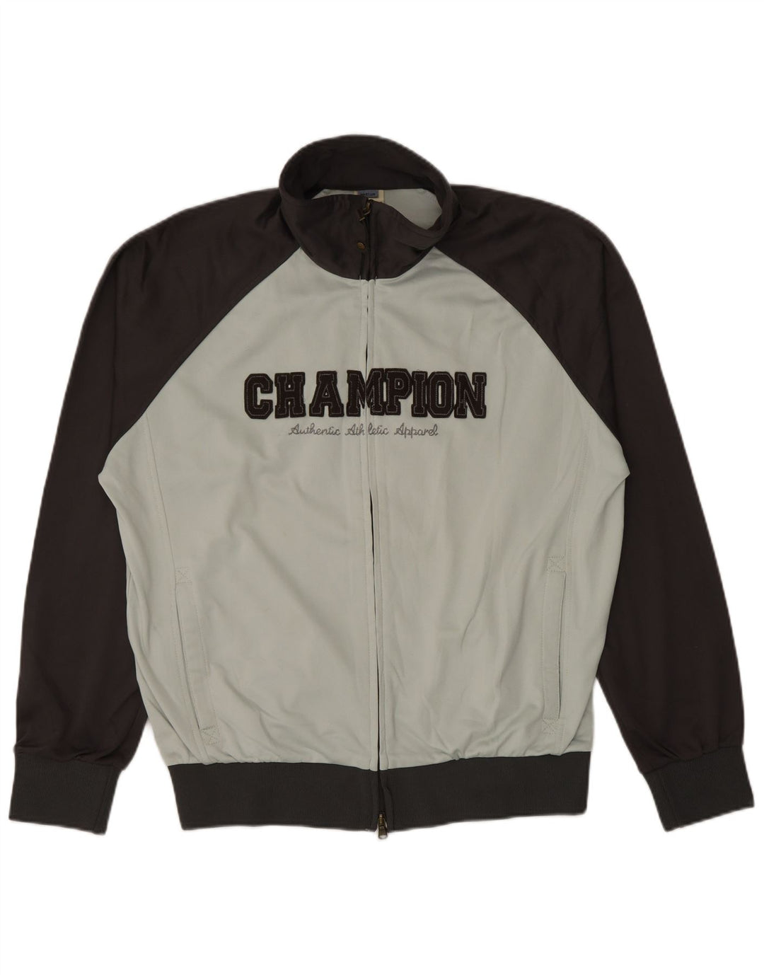 Giacca da tuta grafica da uomo Champion, color block grigio medio