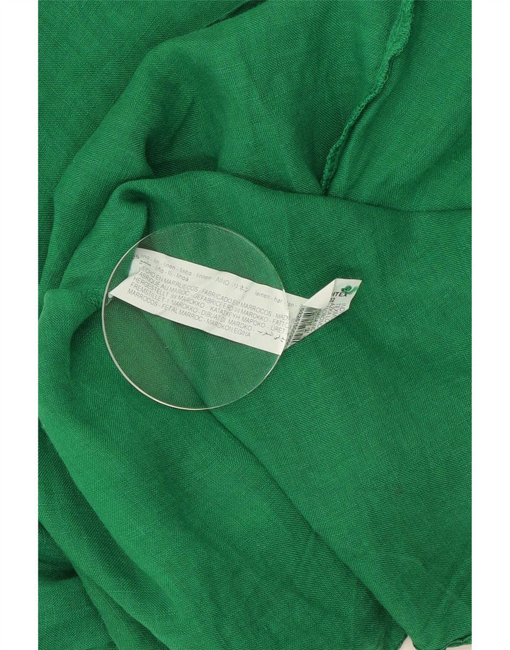 Camicia da donna Zara UK 14 Lino verde medio