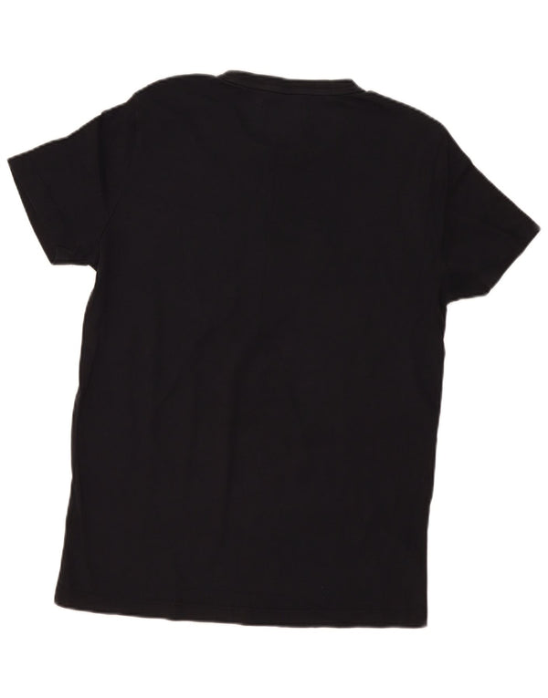 T-shirt grafica da uomo Calvin Klein Top in cotone nero medio