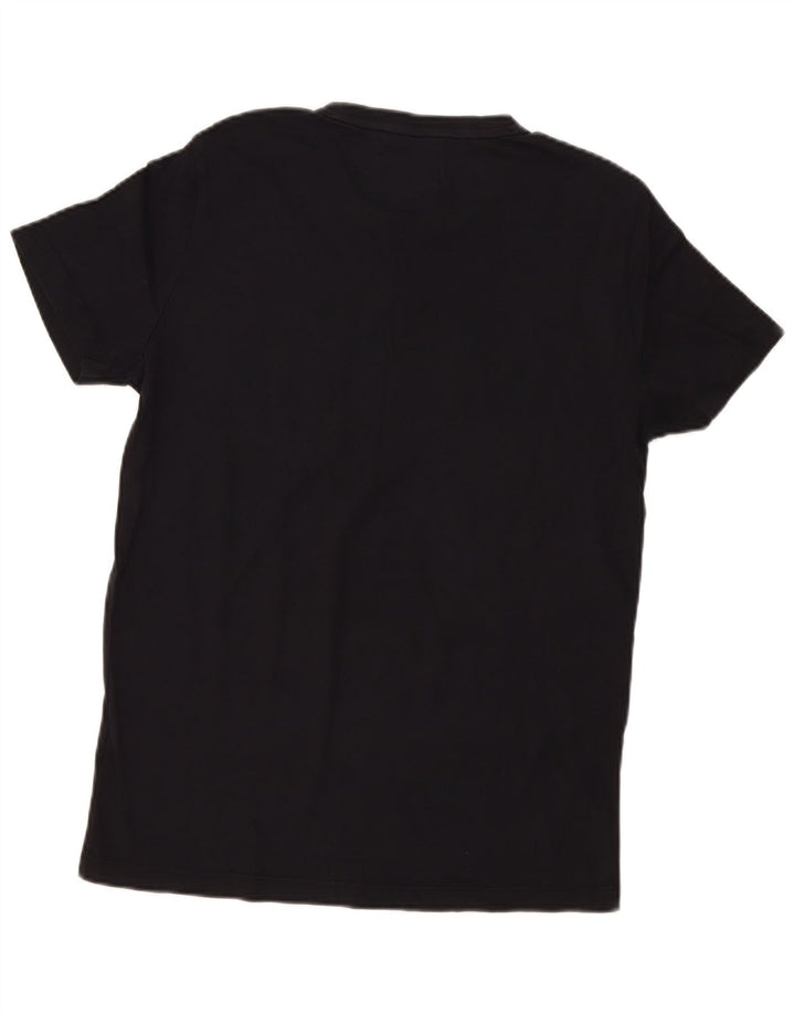T-shirt grafica da uomo Calvin Klein Top in cotone nero medio