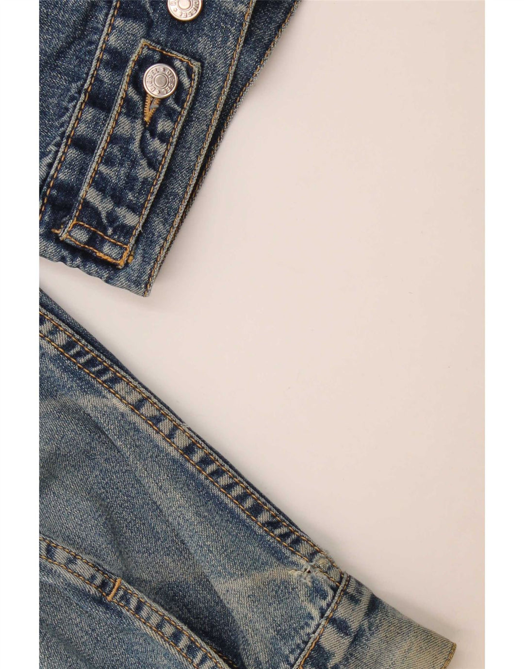 Giacca in denim da bambino Diesel 11-12 anni XL in cotone blu
