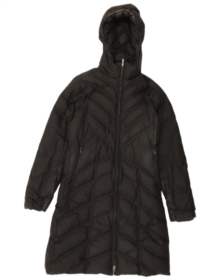Cappotto imbottito con cappuccio da donna Patagonia UK 10 piccolo poliestere nero