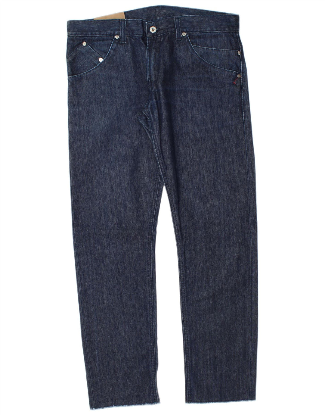Jeans dritti da uomo Dondup W33 L29 in cotone blu navy