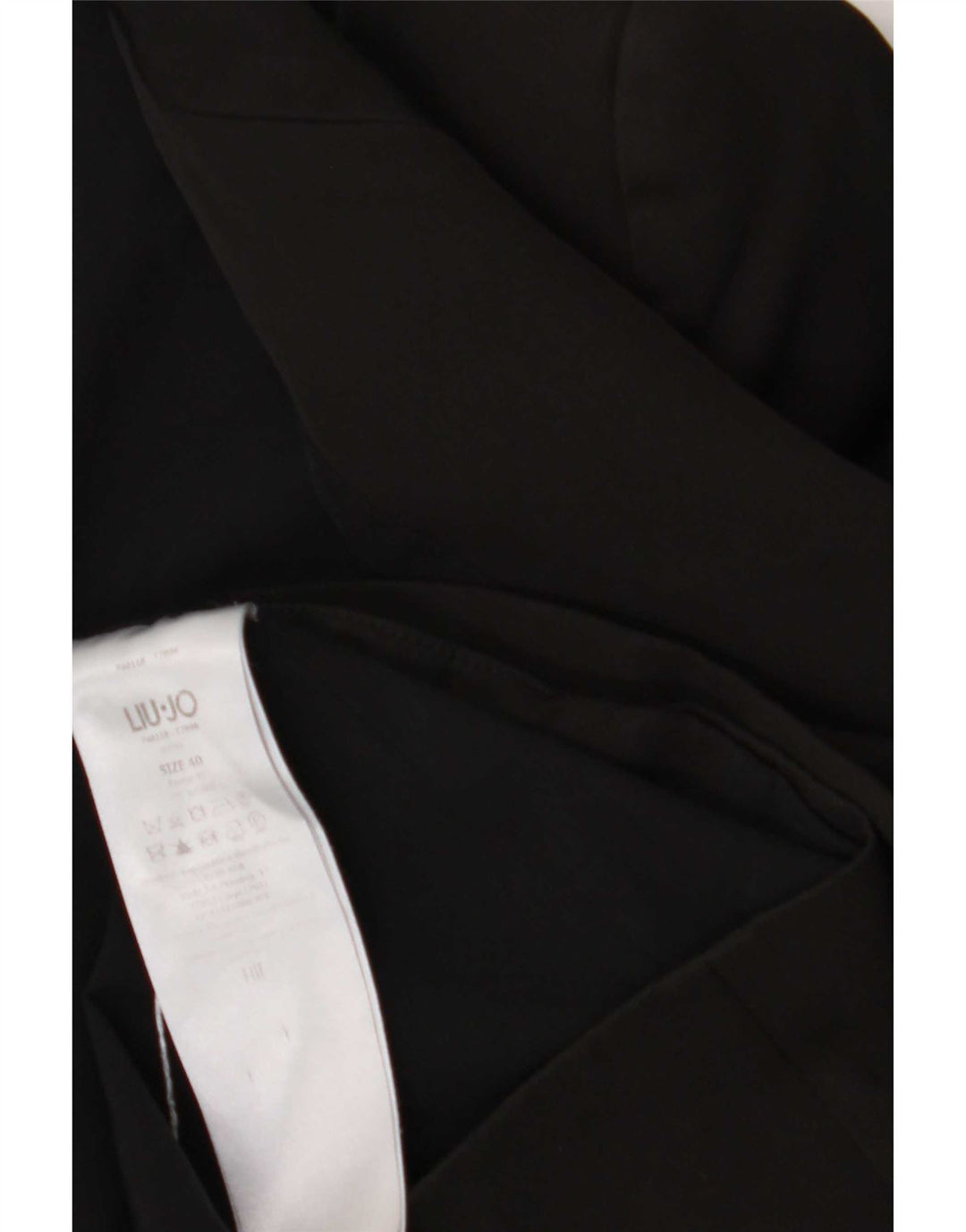 Giacca Blazer 1 Bottone Donna Liu Jo IT 40 Small Poliestere Nero