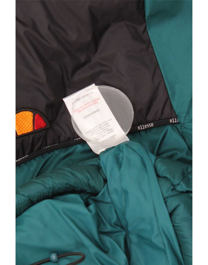 Giacca imbottita da uomo Ellesse UK 38 Nylon color block blu medio
