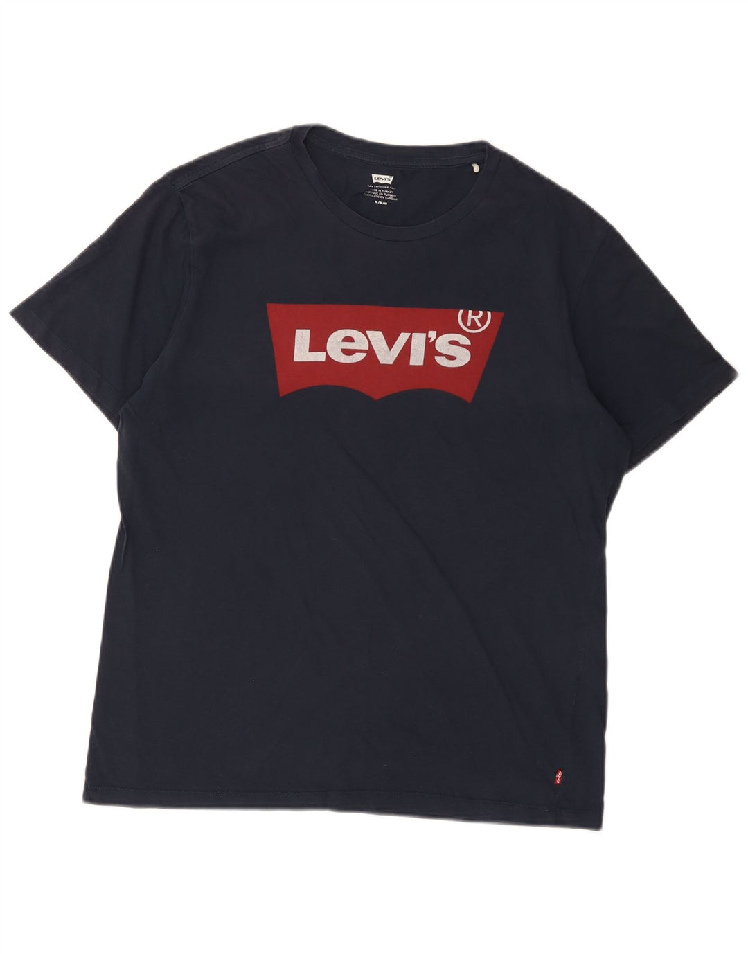 T-shirt grafica da uomo Levi's Top in cotone blu navy medio