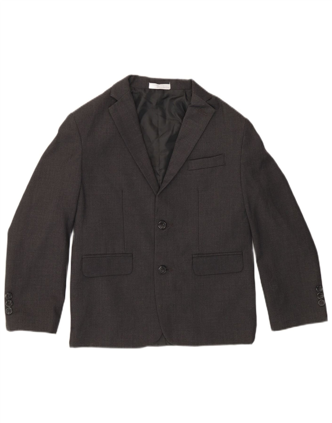 Giacca blazer a 2 bottoni Husky Izod da ragazzo 9-10 anni in poliestere grigio