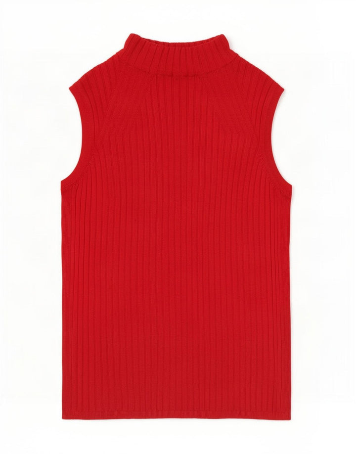 Canotta da donna Marks & Spencer UK 12 Viscosa rossa media