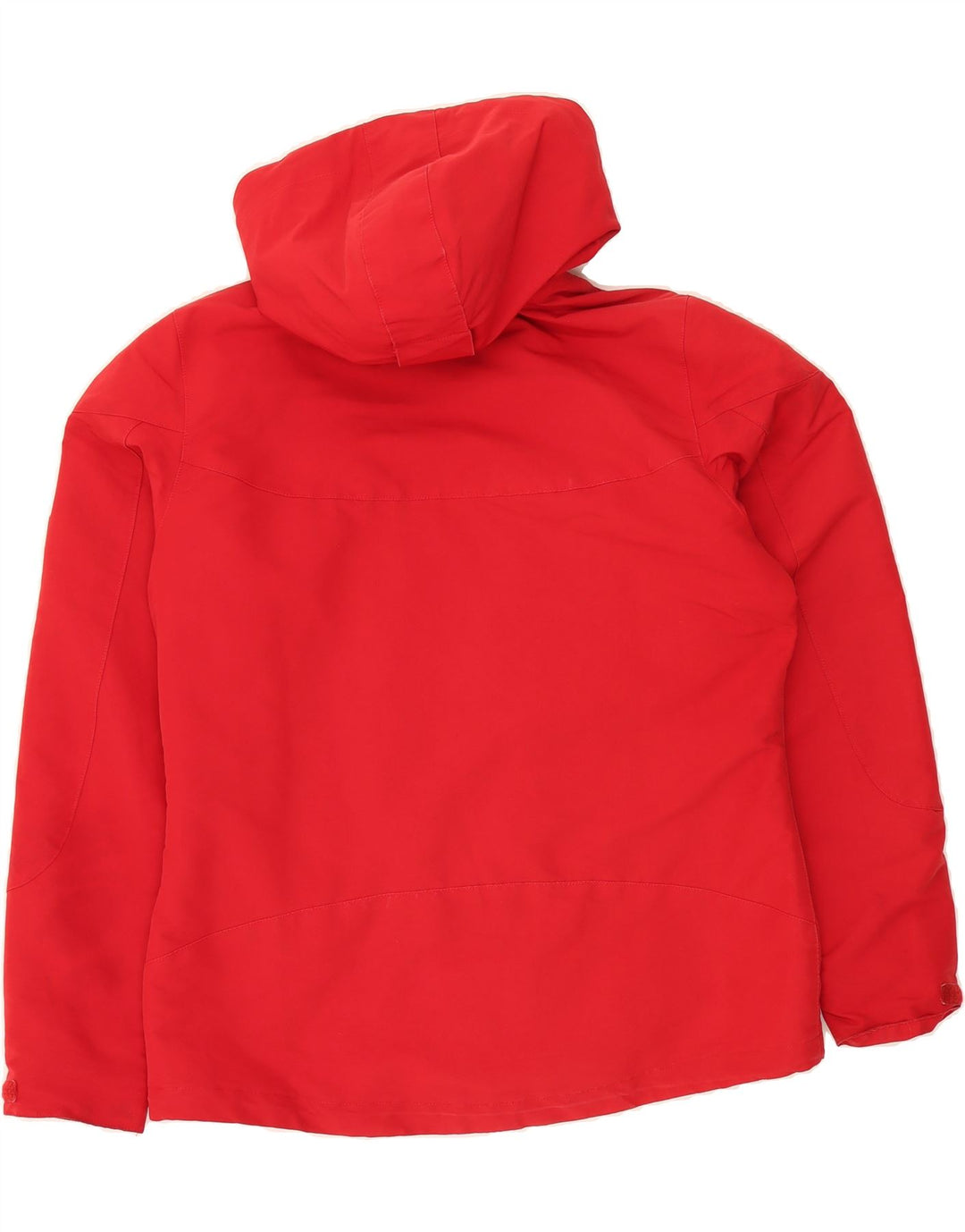 JACK WOLFSKIN Womens Hooded Windbreaker Jacket UK 18 XL Red Polyester Vintage Jack Wolfskin and Second-Hand Jack Wolfskin from Messina Hembry 