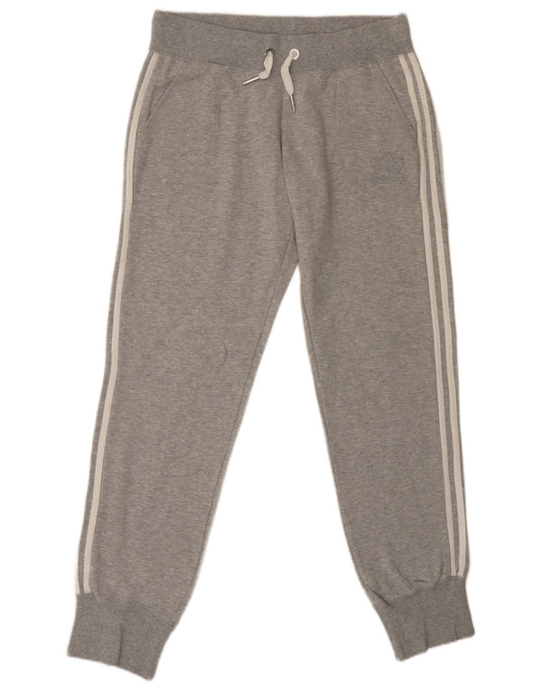 Pantaloni da tuta da donna ADIDAS Joggers UK 16 Large Grigio Poliestere