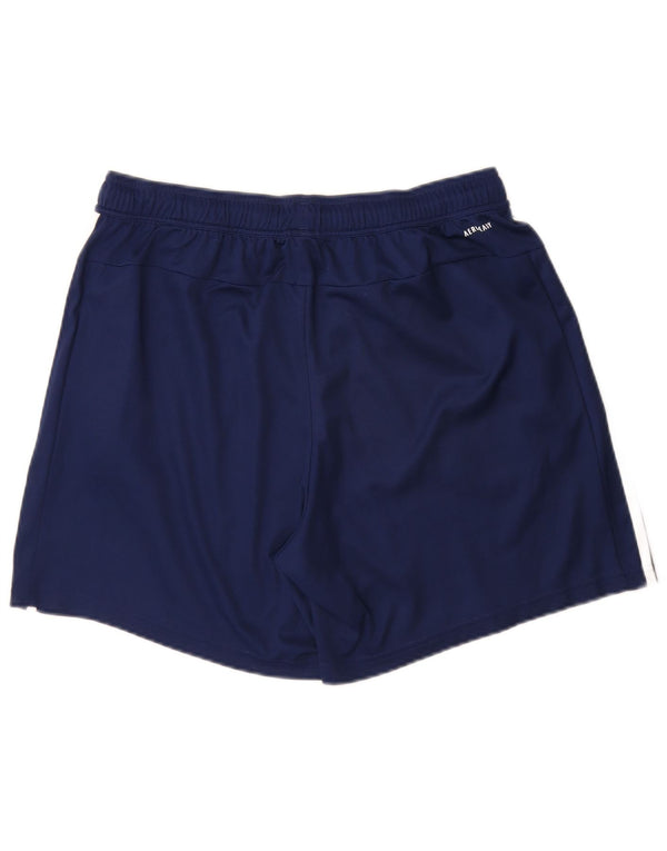 Pantaloncini sportivi Adidas Aeroready Regular Fit da uomo di grandi dimensioni in poliestere blu navy