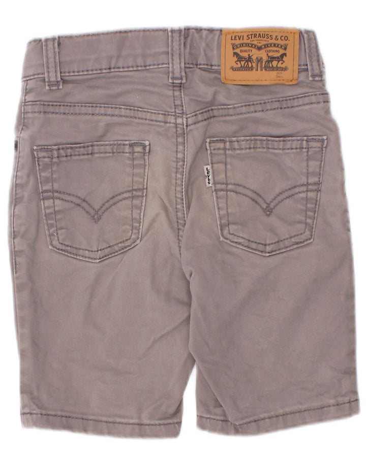 Pantaloncini casual slim Levi's Boys 511 6-7 anni W20 in cotone grigio