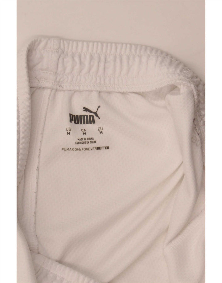 Pantaloncini sportivi Puma da uomo di colore bianco medio