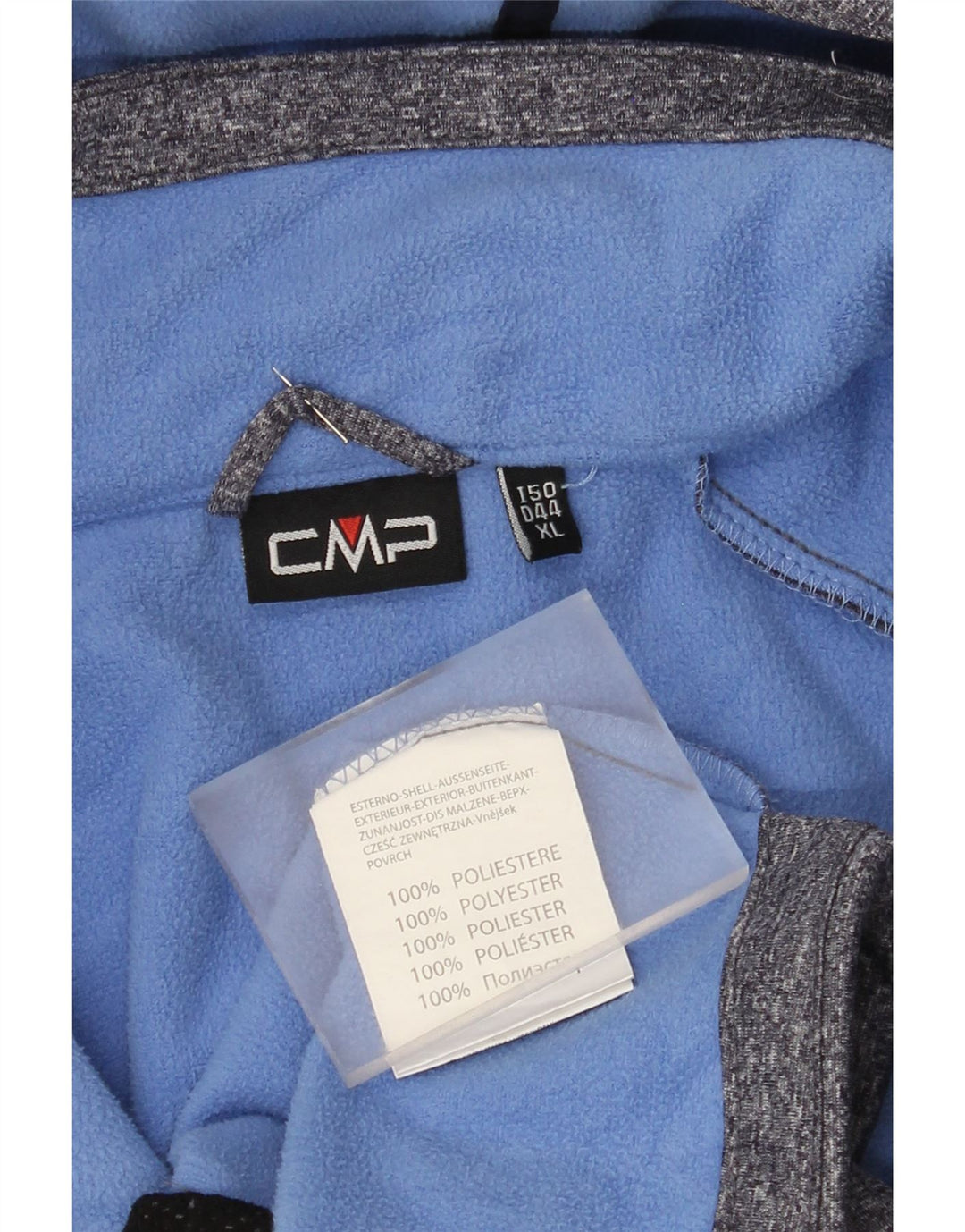 Giacca a vento con cappuccio da donna CMP UK 18 XL Poliestere screziato blu