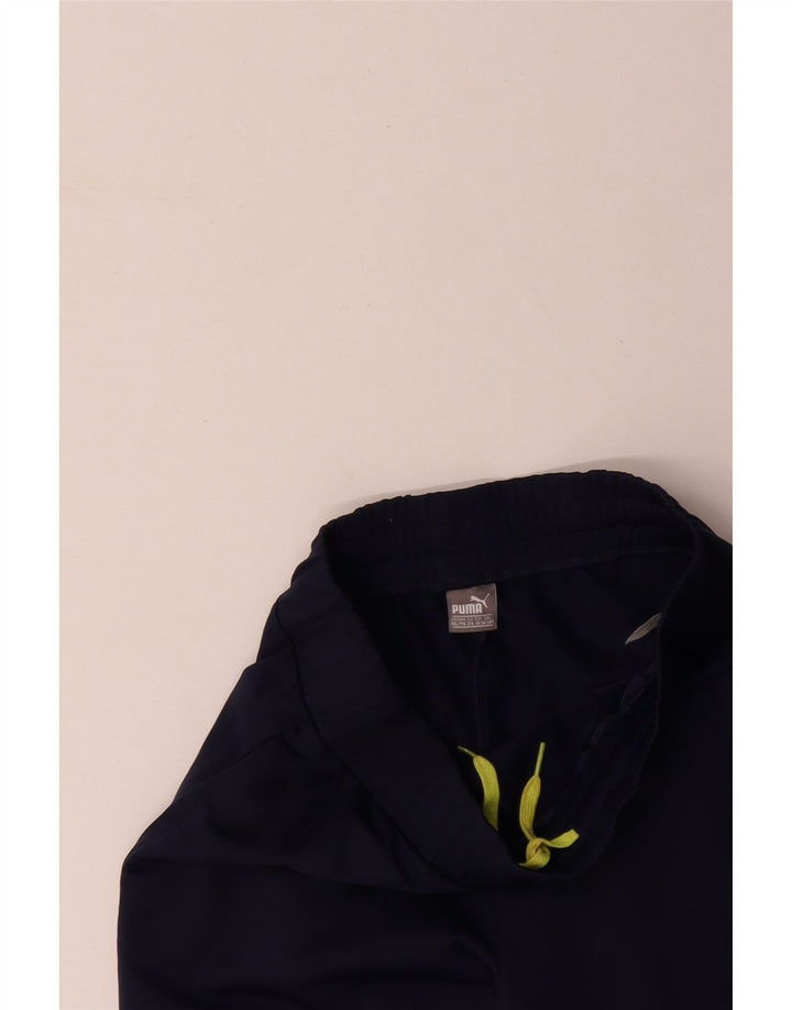 Pantaloni della tuta da ragazzo PUMA 15-16 anni in poliestere blu navy