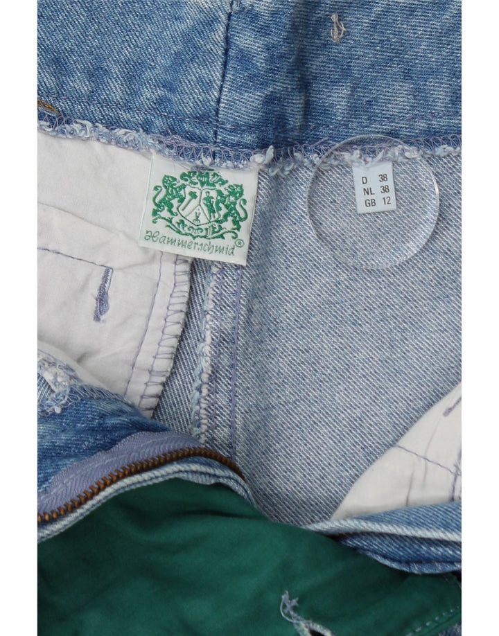 HAMMERSCHMID Womens Trachten Tapered Jeans UK 12 Medium  W28 L29 Blue Vintage Hammerschmid and Second-Hand Hammerschmid from Messina Hembry 