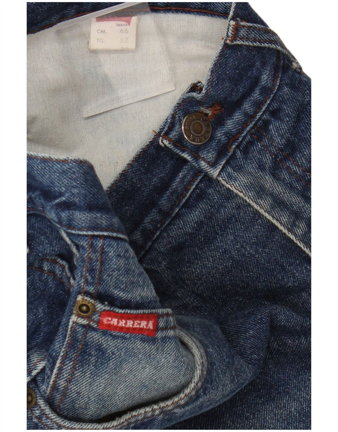 Jeans dritti da uomo Carrera 700 W36 L30 cotone blu