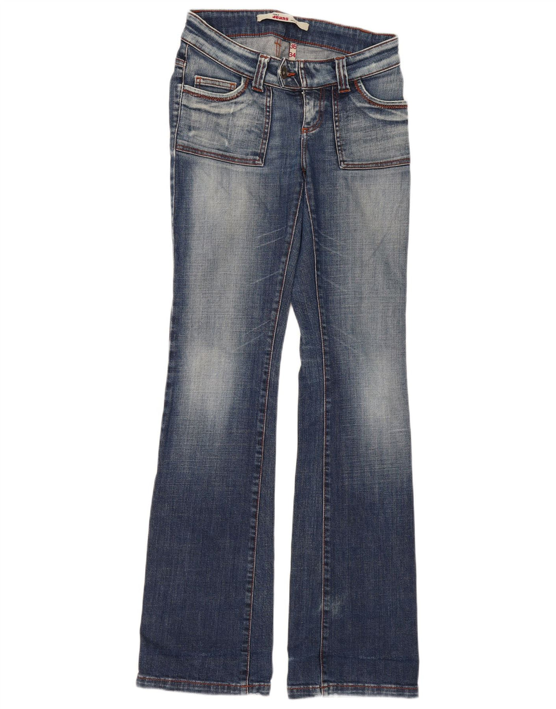 Solo jeans svasati da donna W36 L34 Blu