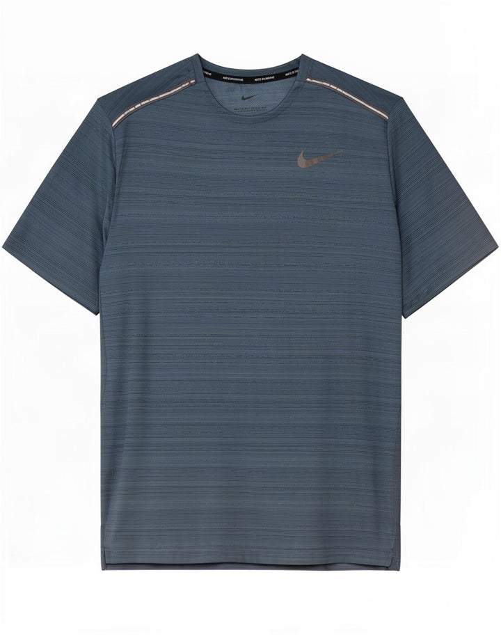 T-shirt Nike Dri Fit da uomo, grande, in poliestere chiazzato blu