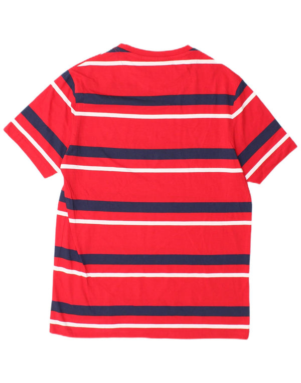 T-shirt da uomo LYLE & SCOTT Top in cotone a righe rosse medie