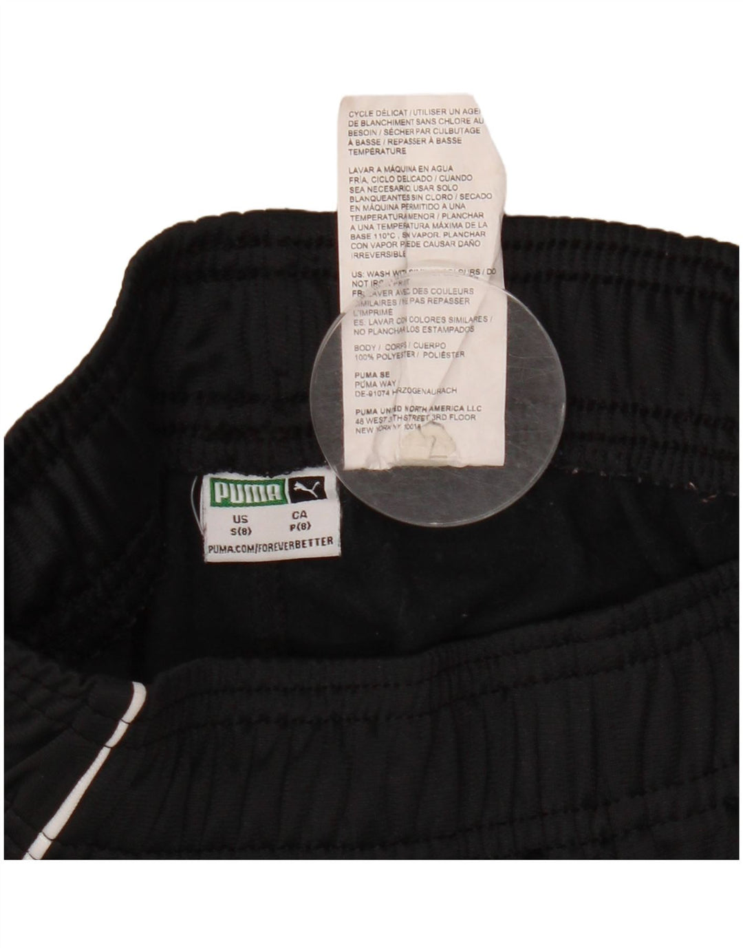 Pantaloni da tuta da ragazzo PUMA Joggers 7-8 anni piccoli in poliestere nero