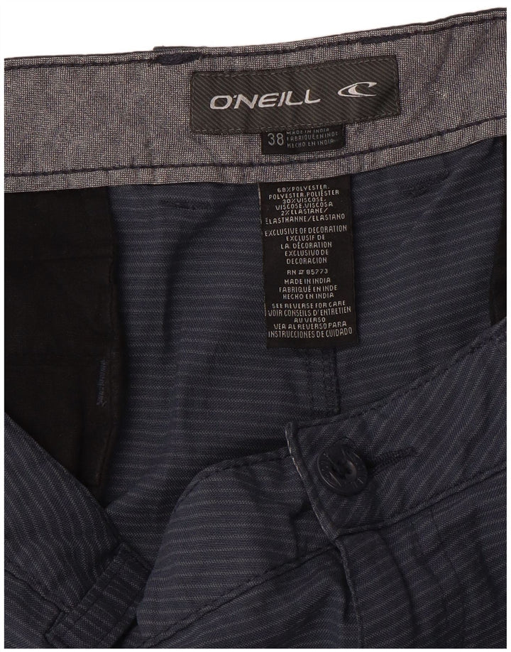 Pantaloncini chino da uomo O'Neill W38 XL poliestere gessato blu navy