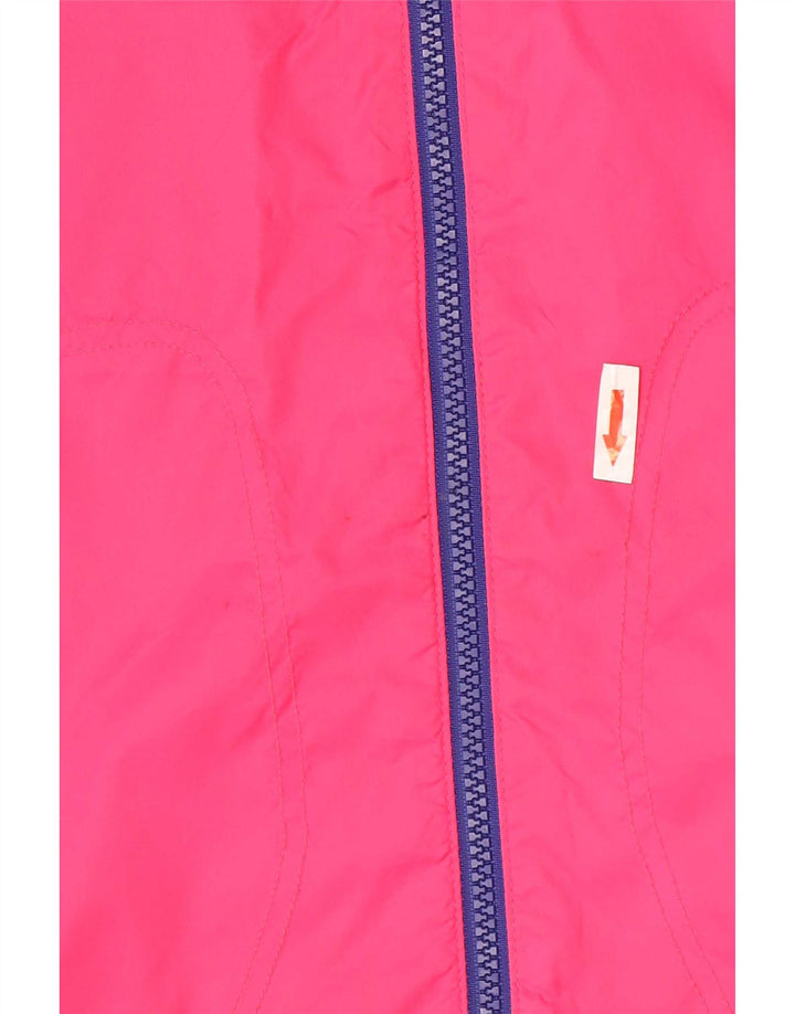 Giacca antipioggia con cappuccio da donna Puma UK 12 rosa medio