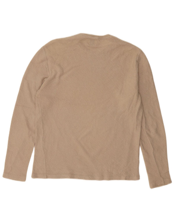 ZARA Maglia Manica Lunga Uomo Large Beige
