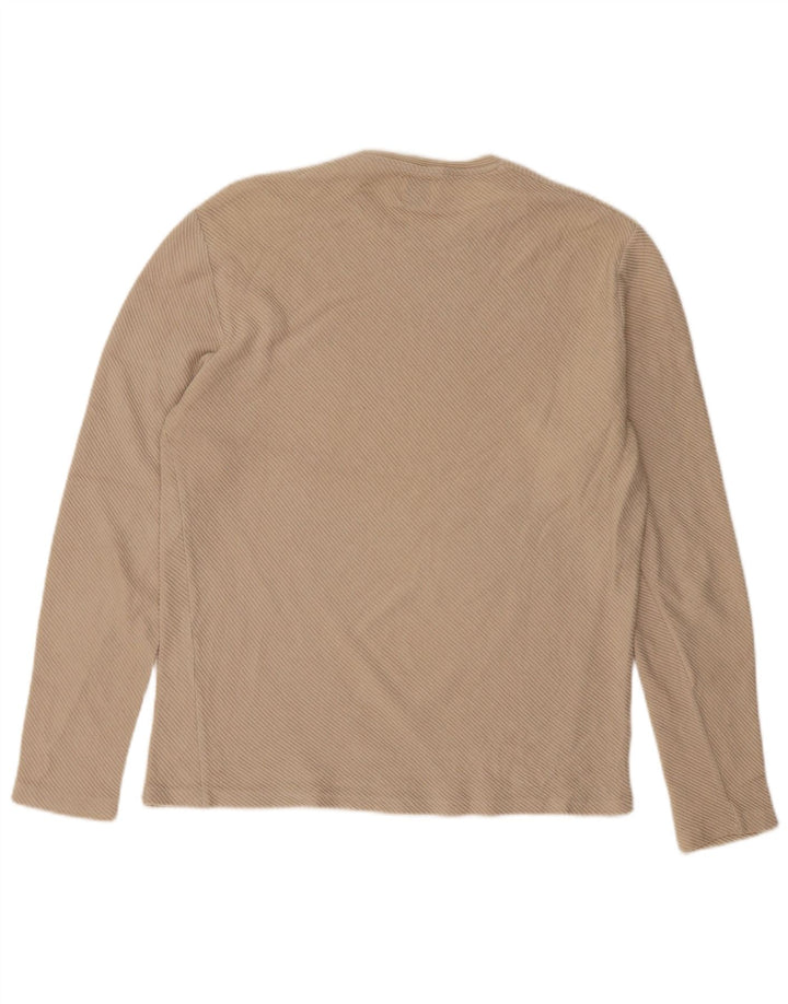 ZARA Maglia Manica Lunga Uomo Large Beige