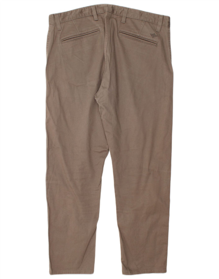 DOCKERS Pantaloni chino slim kaki da uomo W36 L28 cotone grigio