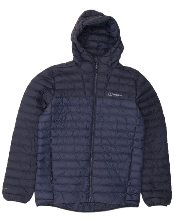 Giacca imbottita con cappuccio da uomo BERGHAUS UK 38 medio blu navy