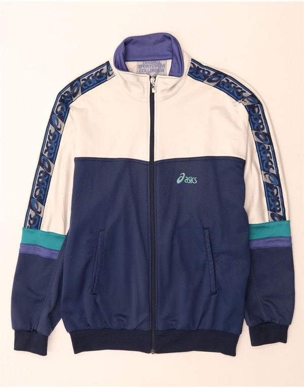 Giacca da ginnastica grafica da uomo Asics IT 50 Medium Blu Navy Colourblock