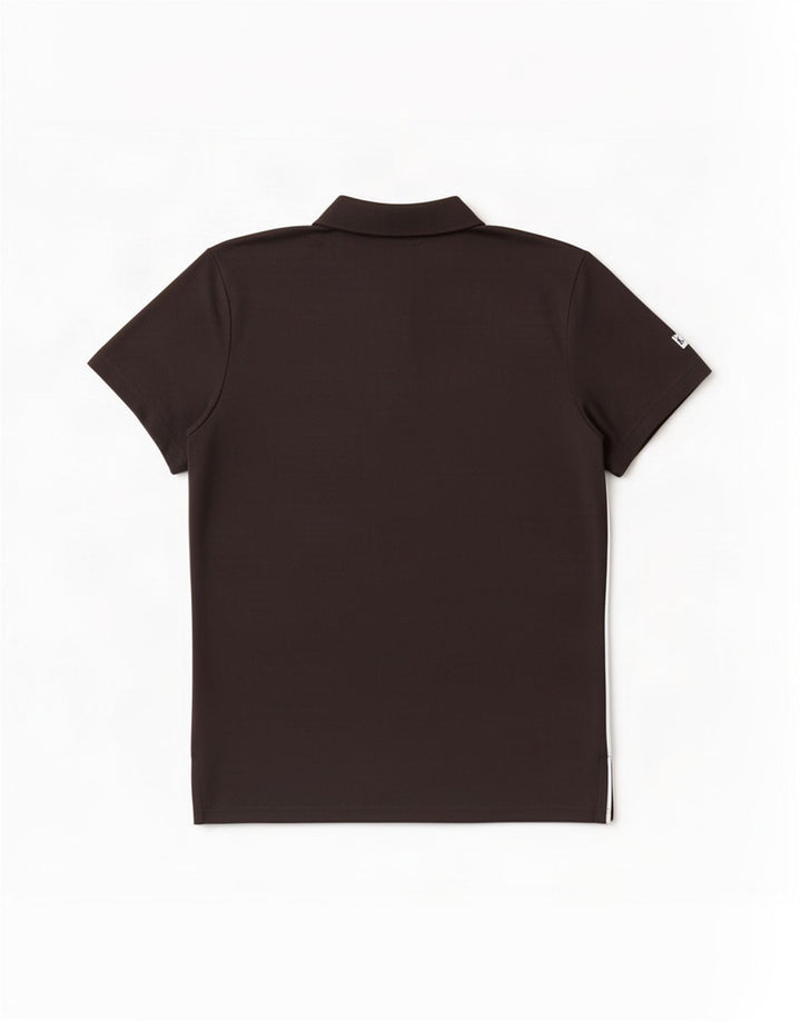 Polo Adidas Climalite da uomo media in poliestere nero