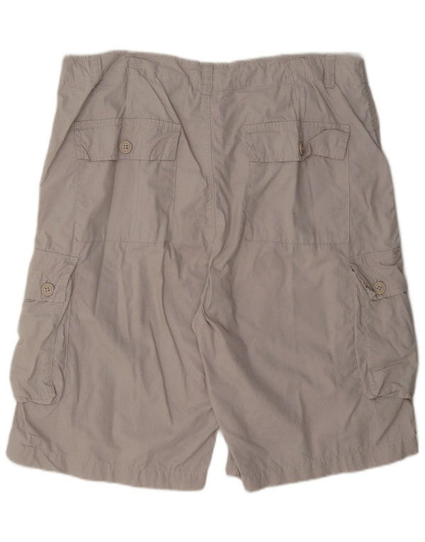 Pantaloncini cargo Marks & Spencer da uomo Blue Harbour W38 XL in cotone grigio