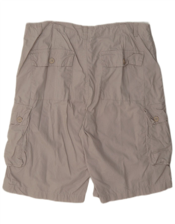 Pantaloncini cargo Marks & Spencer da uomo Blue Harbour W38 XL in cotone grigio