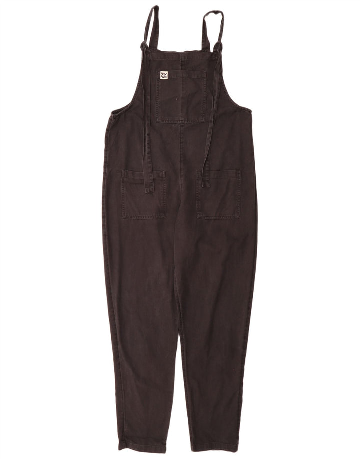 Salopette lunga da donna Lucy & Yak UK 12 cotone nero medio