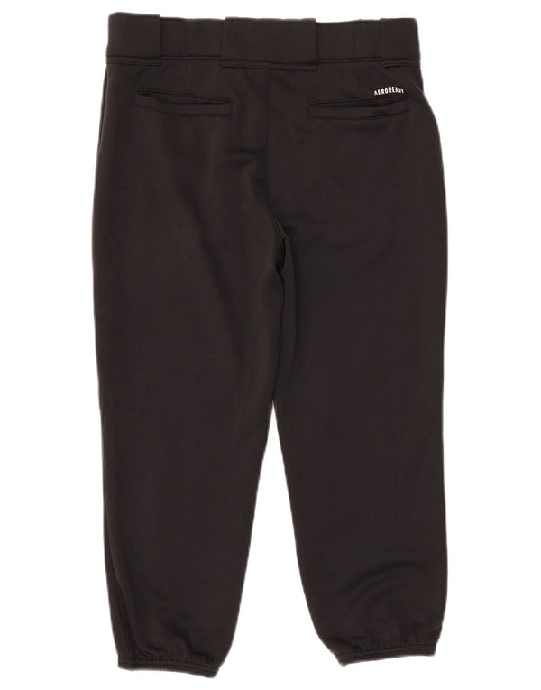 ADIDAS Womens Aeroready Joggers Capri Trousers Small W28 L21 Black