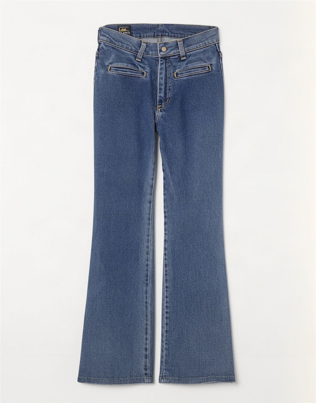 Jeans Bootcut da donna Lee W26 L31 cotone blu
