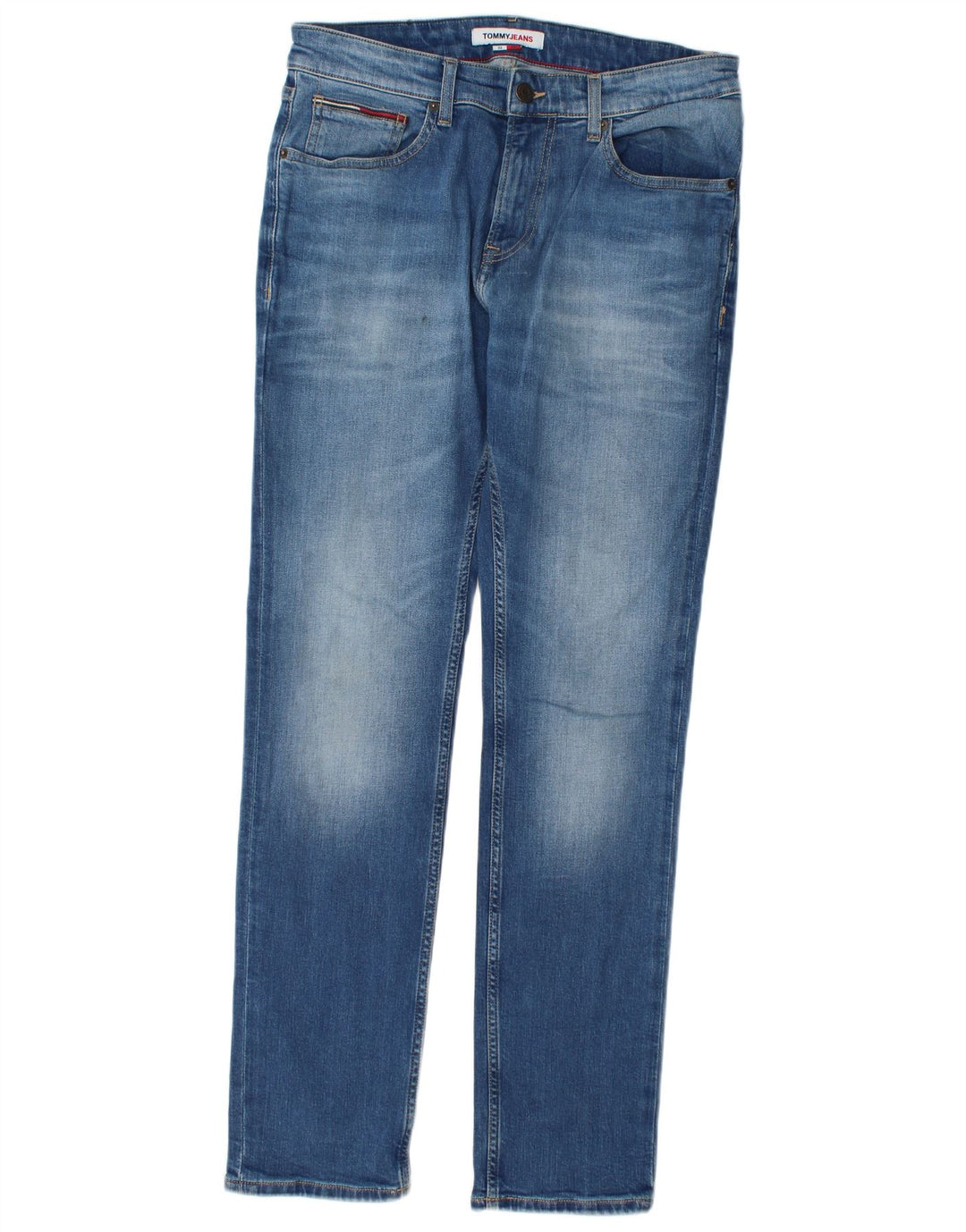 Jeans slim da uomo Tommy Hilfiger W32 L32 cotone blu