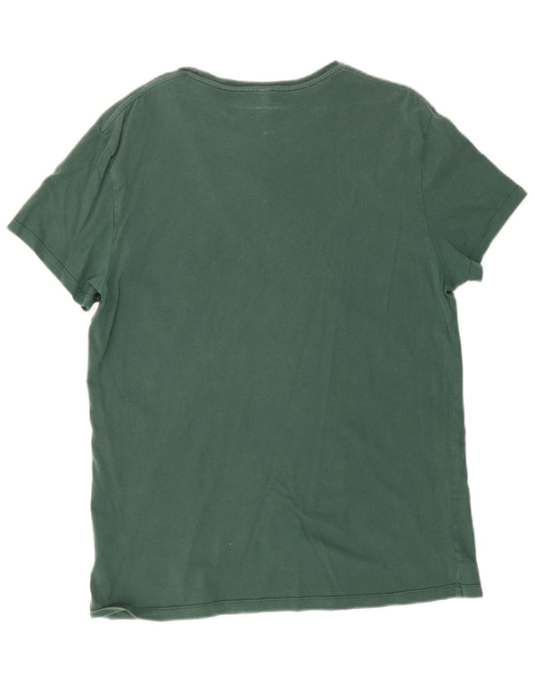 T-shirt grafica da uomo Jack Wills Top in cotone verde medio