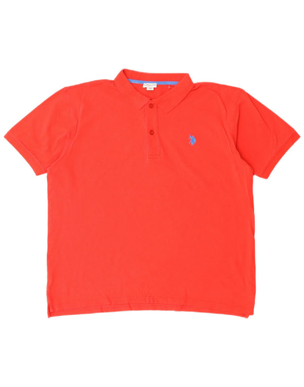Polo Assn. Polo da uomo 2XL in cotone rosso