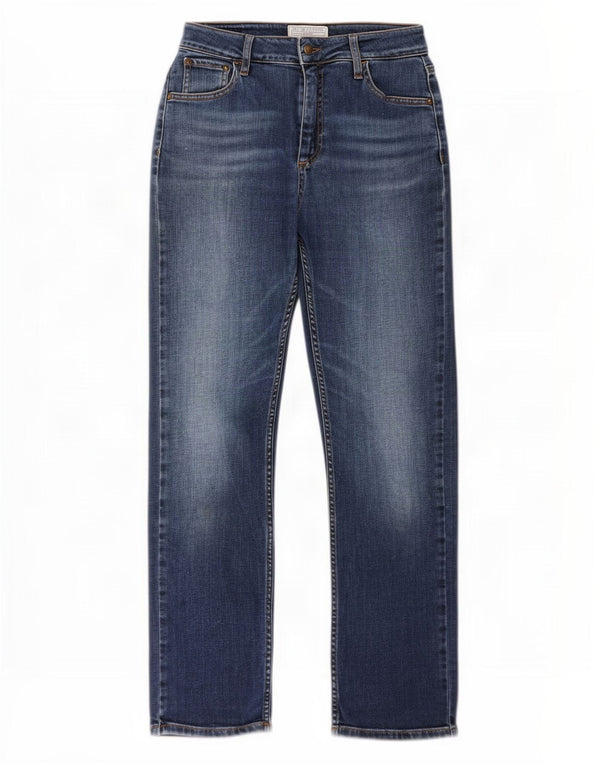 Jeans dritti Newham da donna Fat Face UK 8 piccoli W26 L26 blu