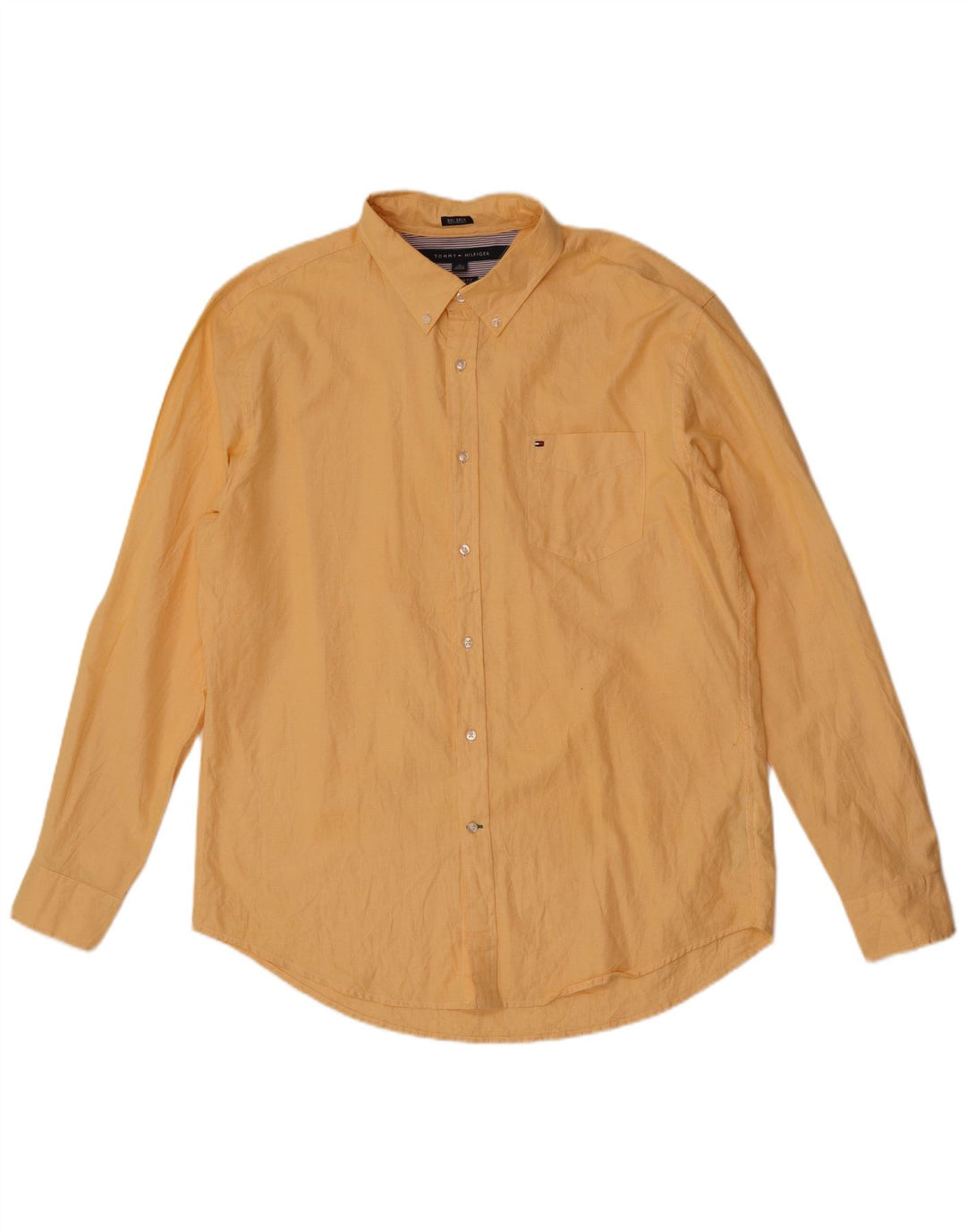 Camicia da uomo su misura Tommy Hilfiger XL gialla