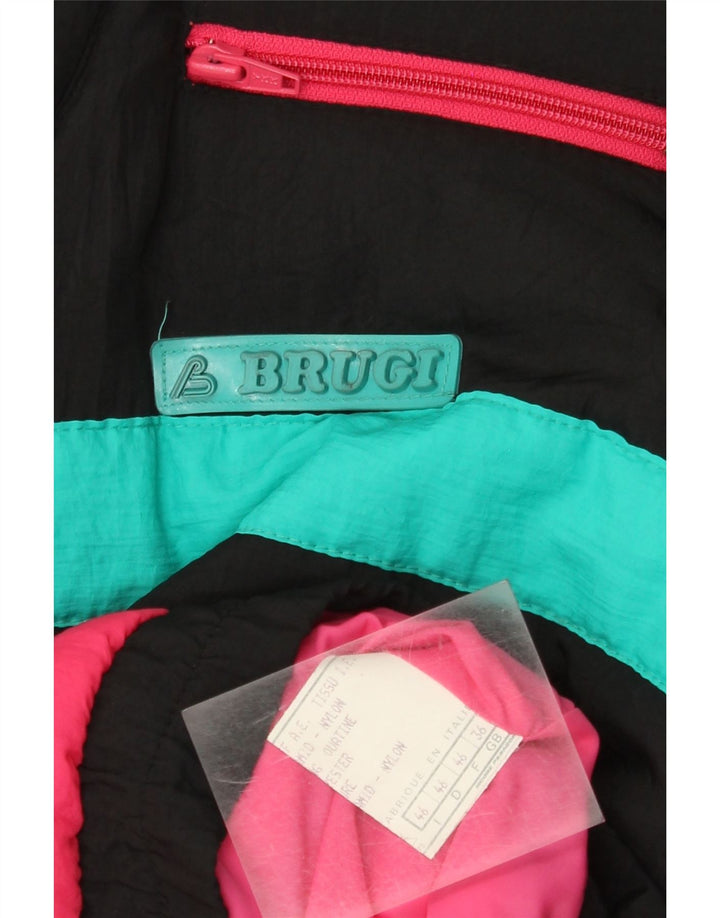 Giacca imbottita da uomo Brugi UK 36 piccola in nylon color block multicolore